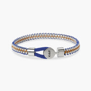 Kidult Bracciale in acciaio e nylon in blu e arancione 831197